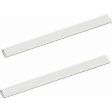 Weiße Silikon-Ersatzabzieherlippen, 25 cm, 2er-Pack für Duschwände und Badezimmerreinigung
