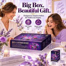 24 Flower Bouquet Advent Calendar 2026 Building Set, Big Gift Box