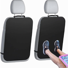 Autostoelrugleuningbeschermers, beschermmatten voor kinderen, gemakkelijk schoon te maken hoezen voor de rugleuning van de voorstoelen, set