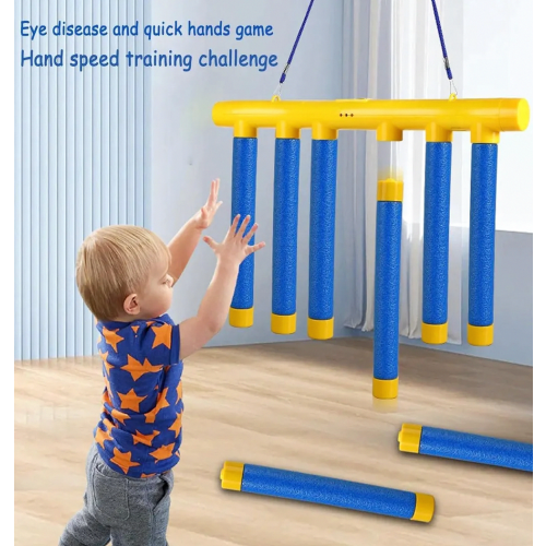 Catching Falling Sticks Game, Sensory Integration Toy, Interactive Indoor Skill Game for Children 2