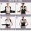 Posture Corrector for Women and Men, Adjustable Back Support Brace, Breathable Shoulder Strap, Size M 4