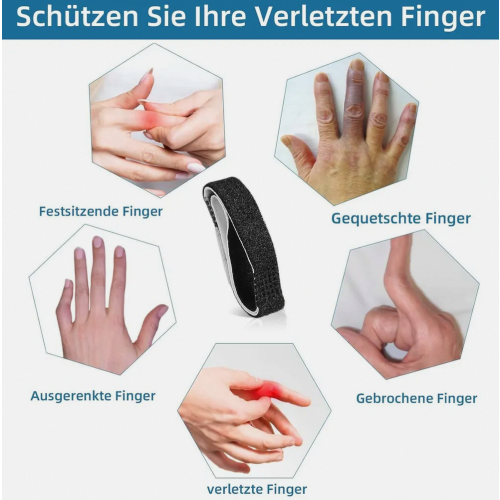 10 Pack Trigger Finger Splints, Adjustable Breathable Supports for Little, Middle and Ring Fingers, Toe Correctors 1
