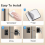 2 Pack Refrigerator Locks with Adhesive, No Tools Required, Child Safety Locks with Keys, Black 5