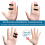 10 Pack Trigger Finger Splints, Adjustable Breathable Supports for Little, Middle and Ring Fingers, Toe Correctors 4