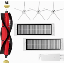 Replacement Vacuum Cleaner Accessory Kit with Main Brush, Side Brushes, HEPA Filters and Cleaning Tool
