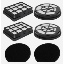 HEPA-filters, 2 motorbeschermingsfilters en 2 uitlaatfilters voor stofzuigers uit de serie 2.