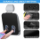 Car Seat Back Protector Mats, Kick Mats for Children, Easy Clean Front Seat Back Covers, 2 Pack 4