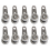 10 Pack Curtain Track Rollers, Smooth Sliding Curtain Gliders for Home Window Curtains and Drapes 1