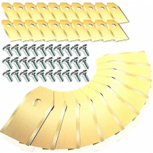 45 lames de rechange pour tondeuses robotisées, 3 g, lames de coupe en acier de 0,75 mm pour tondeuses automatiques