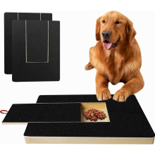 Dog Nail Grinder with Treat Box and Scratch Board, 2 Replacement Sanding Sheets for Pet Nail Care