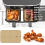 100 Pack Rectangular Parchment Paper Liners for Air Fryer, 20.5 x 14 cm Disposable Baking Sheets 4