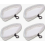 Washable Steam Mop Replacement Pads, 4 Pack, Durable Triangle Cleaning Cloths for Steam Cleaners 1