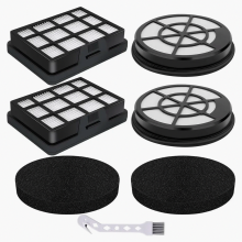 Set van 2 vervangende HEPA-filters voor stofzuigers, zeer efficiënte stoffiltratie, eenvoudig te installeren