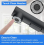 Kitchen Tap Spray Head Replacement, 2-Function Hand Sprayer, Compatible with Pull-Out Kitchen Taps, Black 4