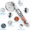 High Pressure Shower Head with Anti-Limescale Filter, Universal Water-Saving Bathroom Fitting 2