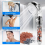 High Pressure Shower Head with Anti-Limescale Filter, Universal Water-Saving Bathroom Fitting 4
