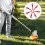 100 Pack Replacement Blades for Grass Trimmers, Durable Plastic Cutting Blades for Lawn Mowers 2