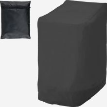 Funda impermeable apilable para 6 sillas de jardín, tejido Oxford 210D resistente a los rayos UV, protección invernal.