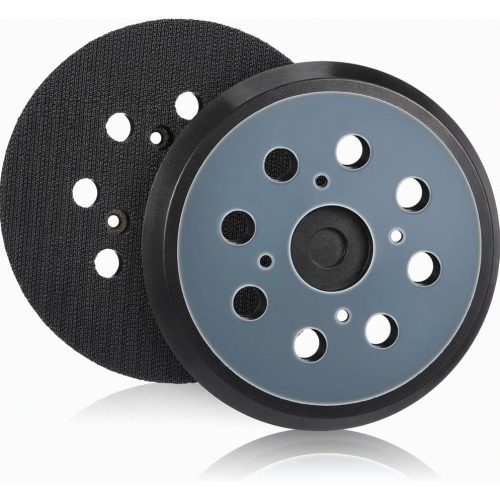 2 Pack 125 mm 8-Hole Replacement Random Orbital Sanding Pads, Blue for Sanding and Buffing