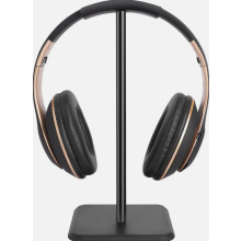 Universele hoofdtelefoonstandaard, zwarte bureauhouder voor headsets, geschikt voor gaming, kantoor en dagelijks gebruik thuis.