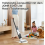 Replacement Roller Brushes for Cordless Wet and Dry Vacuum Cleaner, 2 Brushes and 1 Filter Element 4