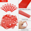 100 Pack Plastic Replacement Blades for Cordless Grass Trimmers, Durable Lawn Edging Cutter Accessories 2