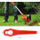 100 Pack Plastic Replacement Blades for Cordless Grass Trimmers, Durable Lawn Edging Cutter Accessories 3