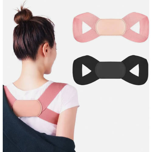 2 Pack Back Posture Corrector, Adjustable Upper Back Support for Men and Women, Comfortable Fit
