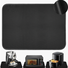 Tapete para fritadeira a ar resistente ao calor, 45 x 38 cm, protetor de bancada antiderrapante e impermeável para cozinha.