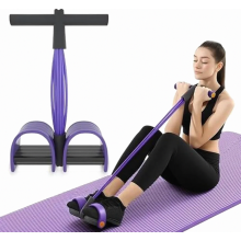 Bauchmuskeltrainer-Set mit 6 Widerstandsbändern für das Ganzkörper-Fitnesstraining zu Hause