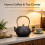 Teaware Cast Iron Teapot, Large Capacity Tea Kettle, 1.2L 6