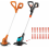 100 Pack Plastic Replacement Blades for Cordless Grass Trimmers, Durable Lawn Edging Accessories 2