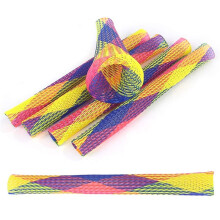 Cat Flexible Tube Toy,18 Pcs Colorful Spring Cat Toy Mesh Tube Springs, Pet Supplies, Gift for Cat Lovers, Indoor Cat Essentials, Pet Supplies