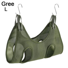 Pet Grooming Hammock Cat holding bag GREEN green L, Pet Supplies, Gift for Cat Lovers, Indoor Cat Essentials, Kitten & Adult Cat Care