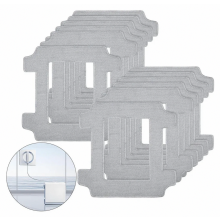 12er-Pack waschbare Mikrofasertücher für Fenster, Glas, Badezimmer, Büros und Haushalte