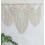 Großer Makramee-Wandbehang, Boho-Wanddeko und Wandteppich für Wohn- oder Schlafzimmer, Beige mit Fransen 4