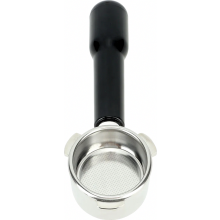 54 mm Edelstahl-Doppelauslauf-Siebträger für Espressomaschinen der Serie 8 mit Holzgriff