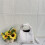 (White) Presbyopic print solid color, lightweight daily handbag 1