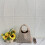 (Khaki) Presbyopic print solid color, lightweight daily handbag 1