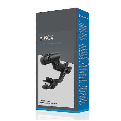 Microfon dinamic cu fir E604, seria Tom Snare Evolution, microfon cardioid pentru tobe cu suport pentru braț cu clips 1
