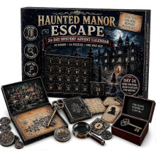 24-tägiger Weihnachts-Adventskalender mit geheimnisvollen Abenteuern, Escape-Room-ähnliches Rätselspiel mit 6 Geschichten, interaktives