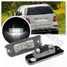 Kompatybilne 2 sztuki oświetlenia tablicy rejestracyjnej LED do Mercedesa Benz W251 W164 X164 R ML GL 2005 2006 2007 2008-2012 Klasa Ca