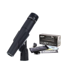 Für Shure SM57 Legendäres dynamisches Mikrofon, professionelles kabelgebundenes Handmikrofon mit Nierencharakteristik für Karaoke, Bühn