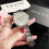 Guess rostfritt stål strassklocka Casual Quartz-klocka Elegant accessoar Presentflicka 4