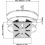 Universal CCTV Camera Mount, Stainless Steel Vertical Pole Bracket with Three Straps, 200 mm Diameter 2
