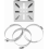 Universal CCTV Camera Mount, Stainless Steel Vertical Pole Bracket with Three Straps, 200 mm Diameter 4