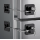 2 Pack Refrigerator Locks with Adhesive, No Tools Required, Child Safety Locks with Keys, Black 1