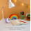 Visual Timer for Children, 60-Minute Countdown for Classroom, Office and Kitchen, Silent Desk Timer, Purple Rainbow 4