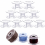 100 Pack Clear Plastic Sewing Machine Bobbins, Empty Thread Spools for Home Sewing and Craft Projects 4