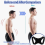 Posture Corrector for Men and Women, 2 Pack Adjustable Upper Back Support Brace for Neck and Shoulders 5